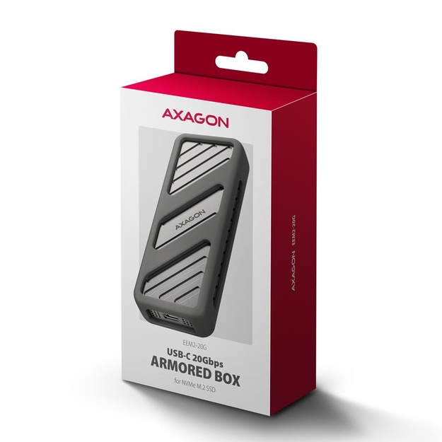 SSD ACC ENCLOSURE M.2 NVME/USB-C EEM2-20G AXAGON