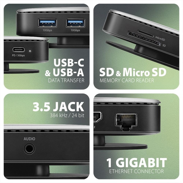 NB ACC DOCKING STATION/NVME/SATA 9IN1 HMC-UFO AXAGON