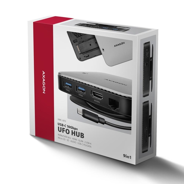 NB ACC DOCKING STATION/NVME/SATA 9IN1 HMC-UFO AXAGON