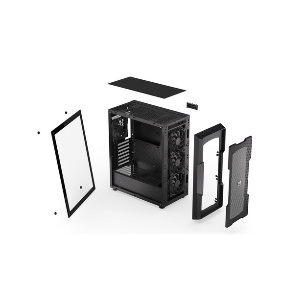 CASE MIDITOWER ATX W/O PSU/REGNUM 400 AIR EY2A008 ENDORFY
