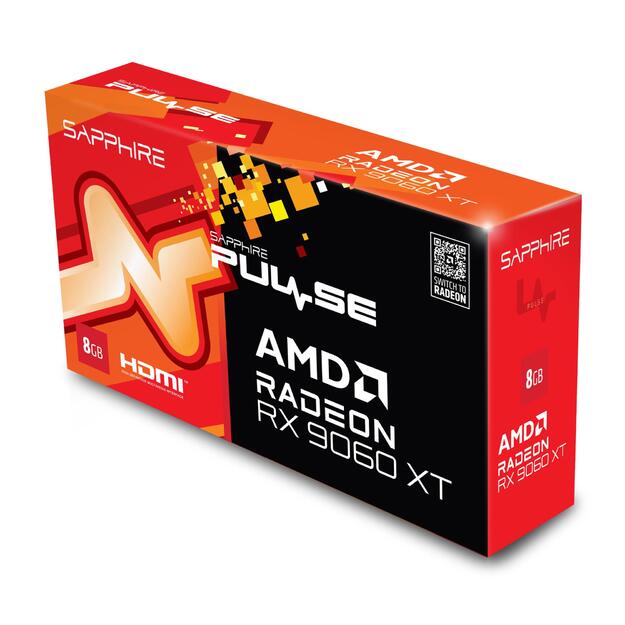 VGA PCIE16 RX9060XT 8GB GDDR6/PULSE 11350-04-20G SAPPHIRE 9