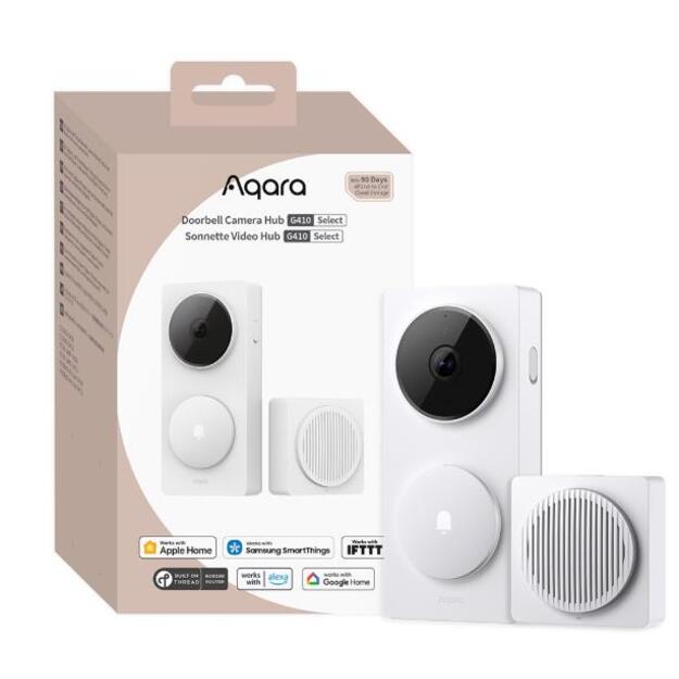 SMART HOME G410 DOORBELL CAM/HUB WHITE CH-C09D-W AQARA 1