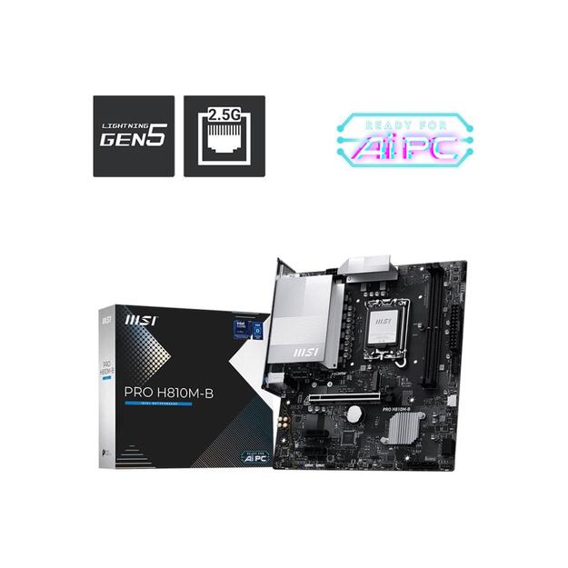 MSI PRO H810M-B LGA1851 mATX MB