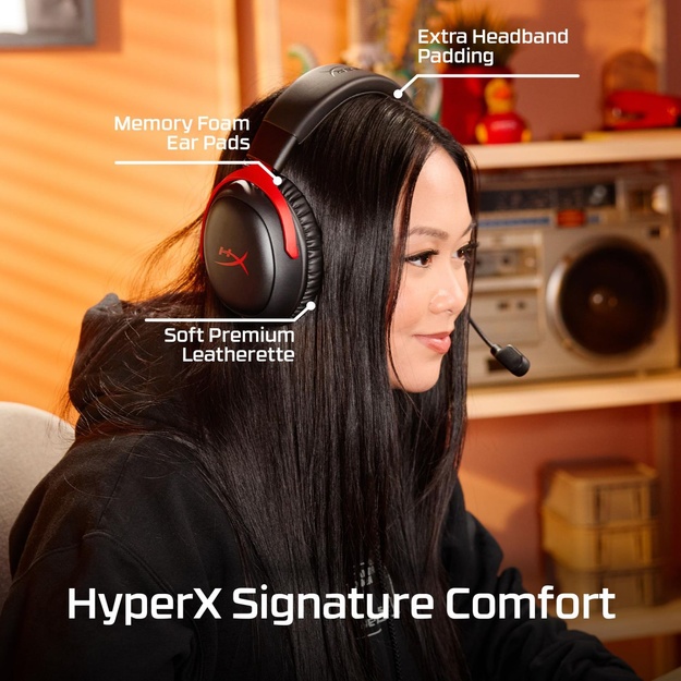 HEADSET HYPERX CLOUD III S WRL/WL BK GAM A59YZAA HYPERX