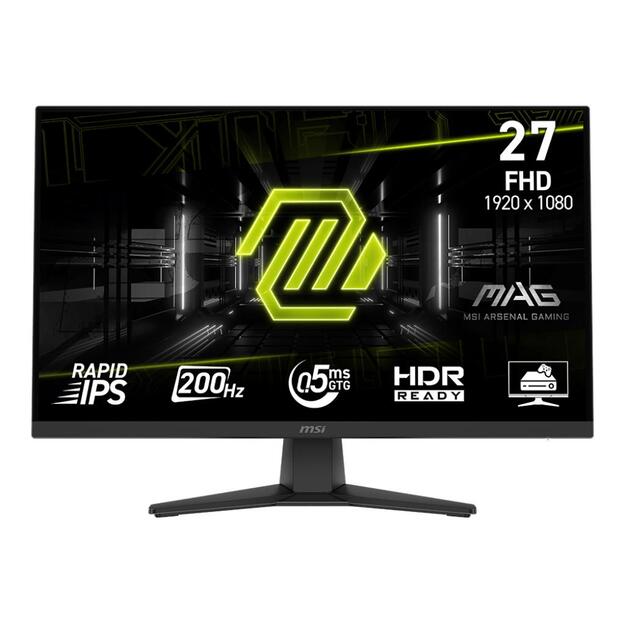 LCD Monitor|MSI|MAG 272F|27 |Gaming|Matte|Panel IPS|1920x1080|16:9|200Hz|0.5 ms|Colour Black|MAG272F