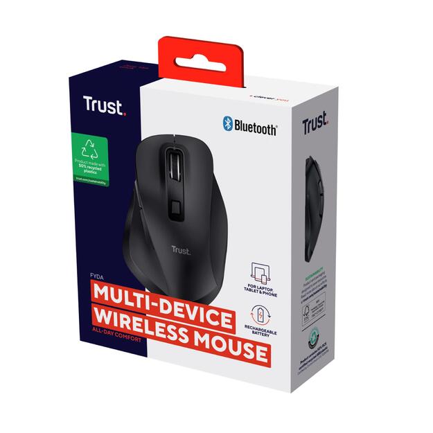 MOUSE USB OPTICAL WRL/FYDA 25708 TRUST 9