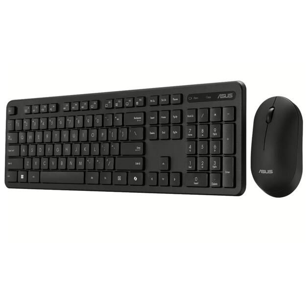KEYBOARD +MOUSE WRL OPT. CW100/BLACK 90XB0700-BKM0V0 ASUS
