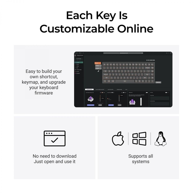 KEYBOARD WRL K2 HE SPECIAL ED./BLACK K2H-F1 KEYCHRON