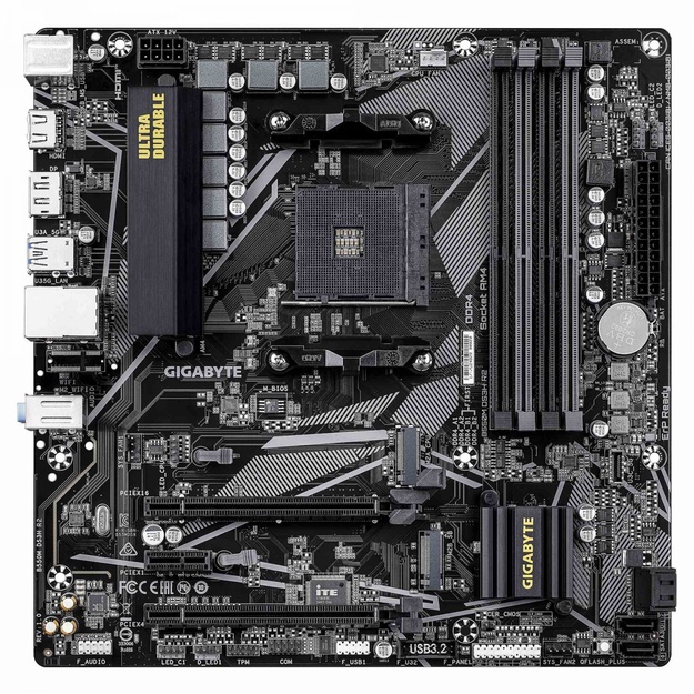 Mainboard|GIGABYTE|AMD B550|SAM4|Micro-ATX|Memory DDR4|Memory slots 4|B550MDS3HR2