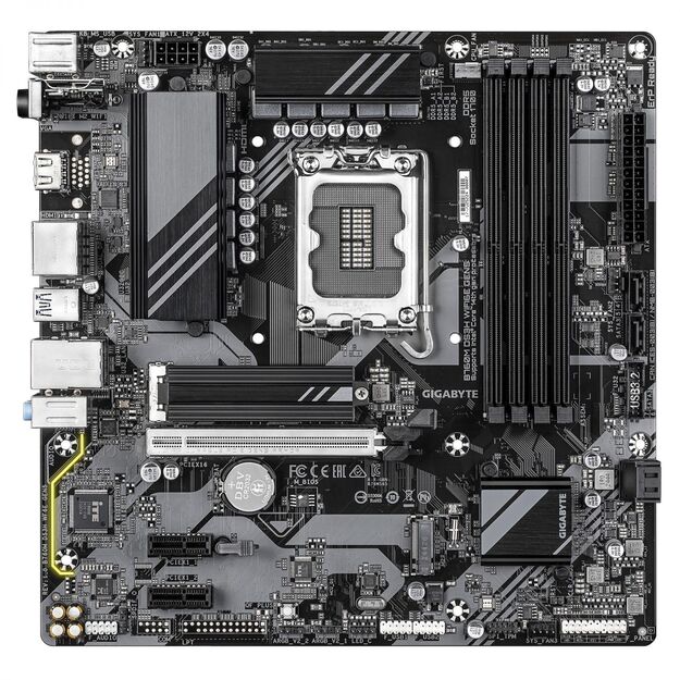 Mainboard|GIGABYTE|Intel B760 Express|LGA1700|Micro-ATX|Memory DDR5|Memory slots 4|B760MDS3HWF6EGEN5 4