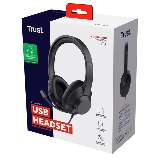 HEADSET AYDA MAX USB/25461 TRUST