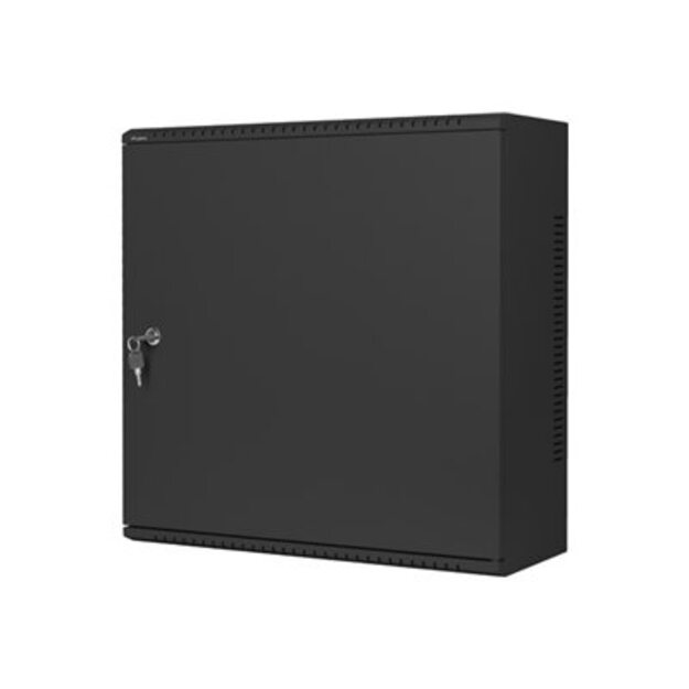 LANBERG Rack Cabinet 19inch Wall-Mount 6U+3U/540X200 Low-Profile Black Assembled