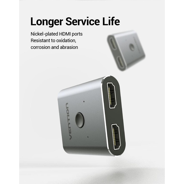 VIDEO SWITCHER HDMI 2-PORT/AFUH0 VENTION