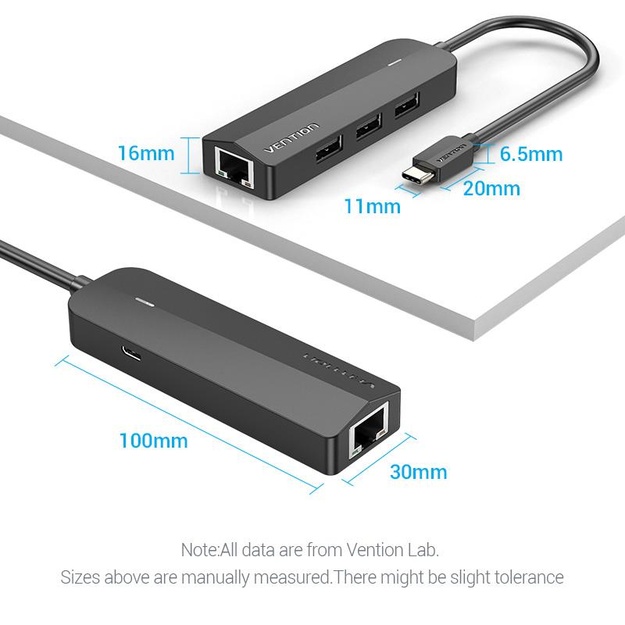 I/O HUB 5-IN-1 USB-C/0.15M TGOBB VENTION