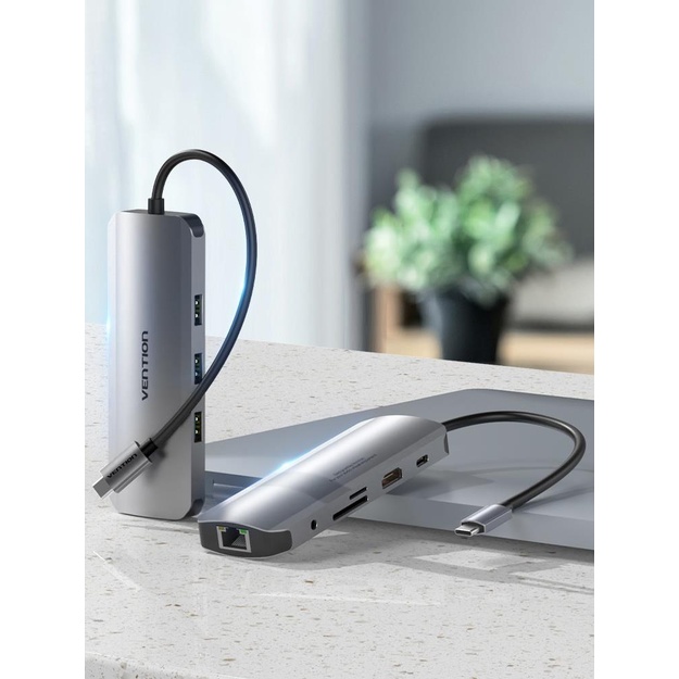 I/O HUB USB-C/0.15M TOLHB VENTION