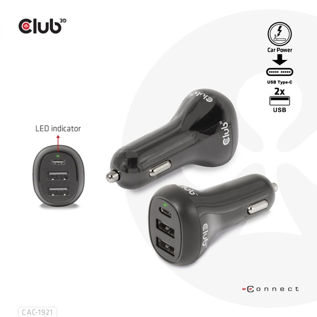 NB CHARGER CAR/36W CAC-1921 CLUB3D