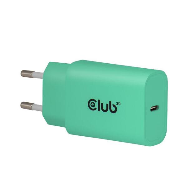 MOBILE CHARGER WALL USB-C/2PK 30W GREEN CAC-3024 CLUB3D 1