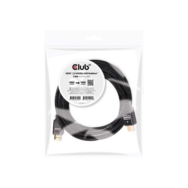 CABLE HDMI 15M/M/M CAC-2314 CLUB3D