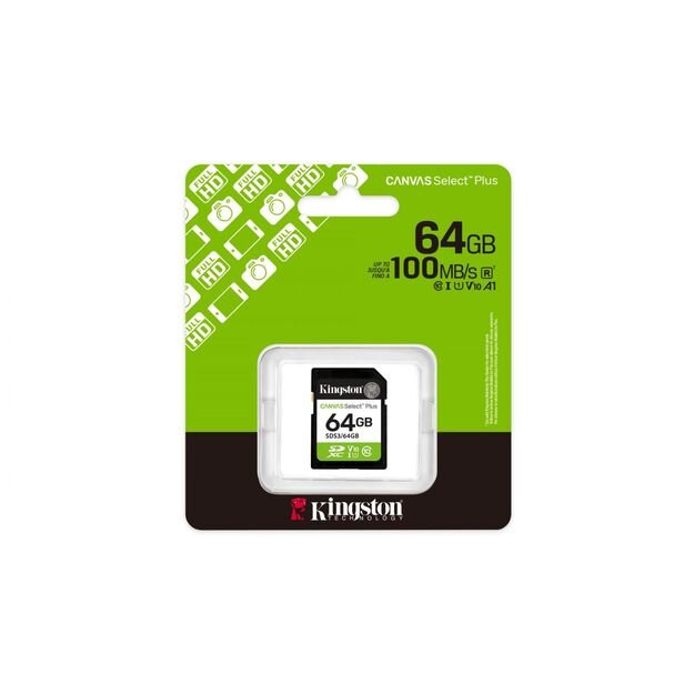 MEMORY SDXC 64GB UHS-I/SDS3/64GB KINGSTON 4