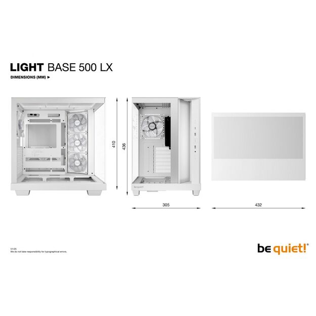 Case|BE QUIET|ATX/micro ATX/Mini-ITX|White|Midi Tower|PC|BGW86 7