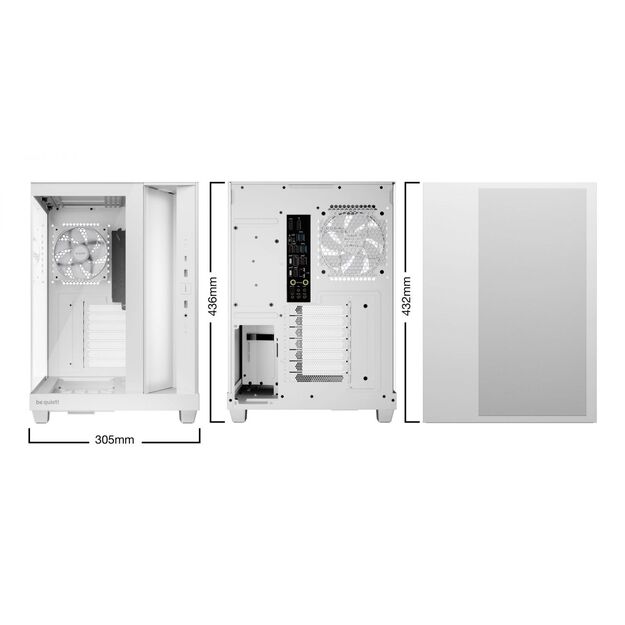 Case|BE QUIET|ATX/micro ATX/Mini-ITX|White|Midi Tower|PC|BGW86 9