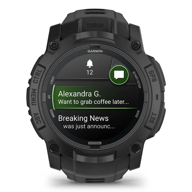 SMARTWATCH INSTINCT 3 AMOLED/BLACK 010-03020-50 GARMIN