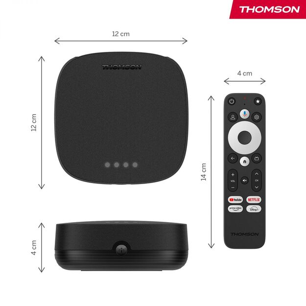 TV SET ACC STREAMING BOX/PLUS 270 4K BLACK THOMSON 1