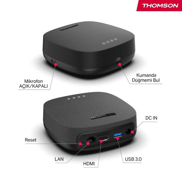 TV SET ACC STREAMING BOX/PLUS 270 4K BLACK THOMSON 2