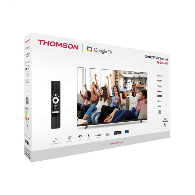 TV Set|THOMSON|43  |4K Ultra HD|3840 x 2160 pixels|Flat|16:9|LED|43UG4S14 6