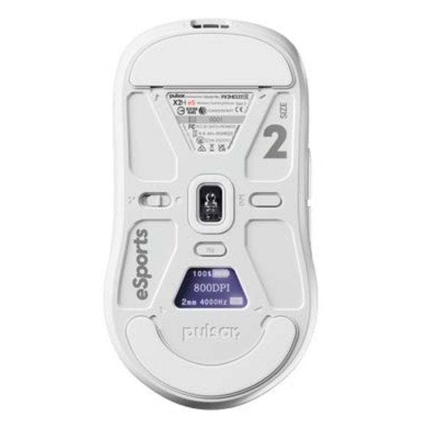 MOUSE USB OPTICAL WRL X2H/MEDIUM WHITE PX2HES22 PULSAR