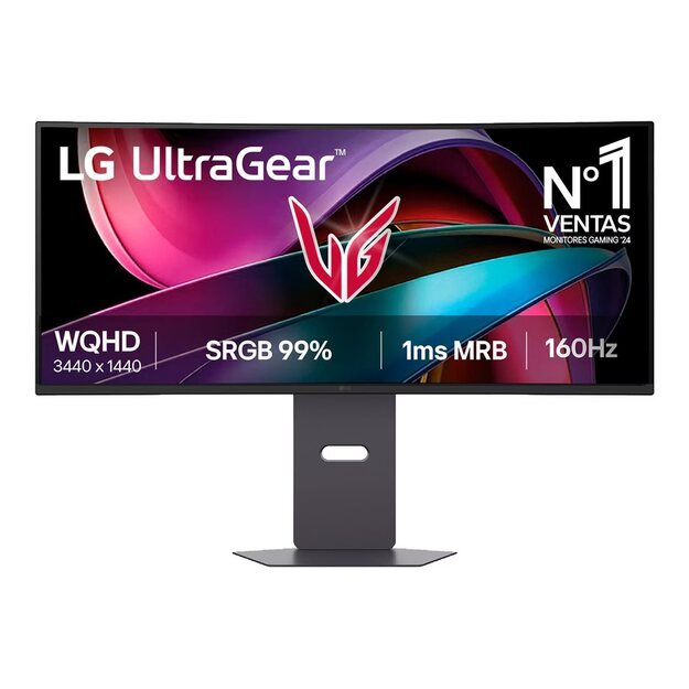 LG 34G600A-B.AEU 34inch WQHD OLED 160Hz Curved Gaming Monitor 2xHDMI DP