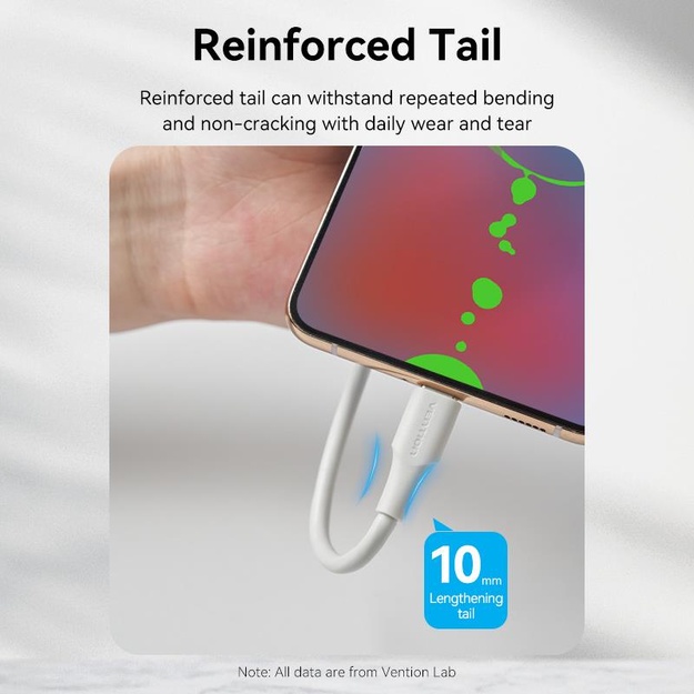 CABLE USB-C TO USB2.0/2M WHITE CTHWH VENTION