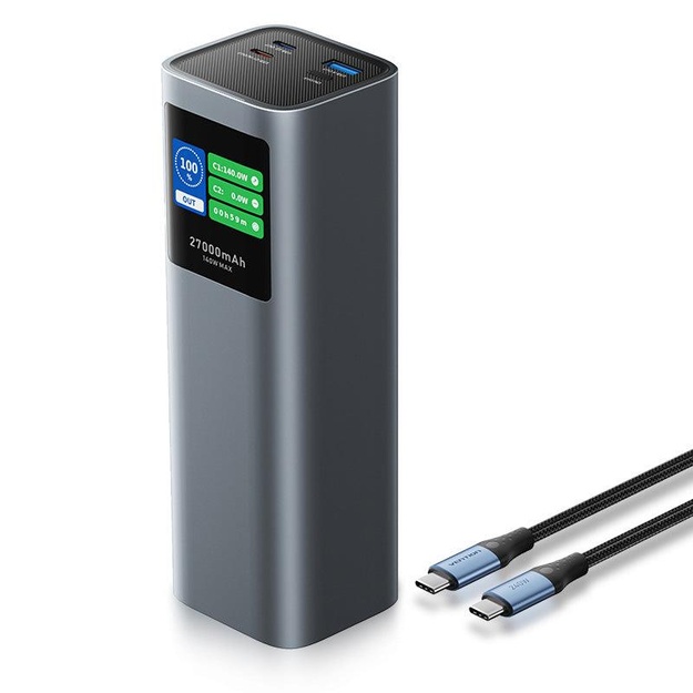 POWER BANK USB 27000MAH 140W/FKEH0 VENTION