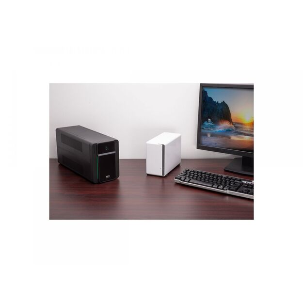 APC Easy UPS BVX Series BVX1200LI-GR UPS AC 230V 650Watt 1200VA 9Ah output connectors 4