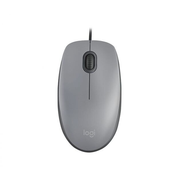 MOUSE USB OPTICAL M110 SILENT/MID GRAY 910-006760 LOGITECH