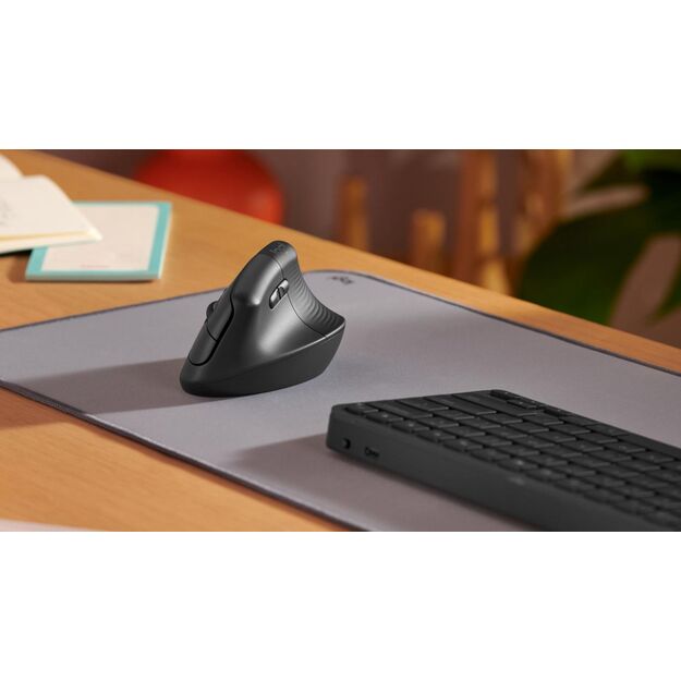 MOUSE USB OPTICAL WRL LIFT VER/BLACK 910-006473 LOGITECH