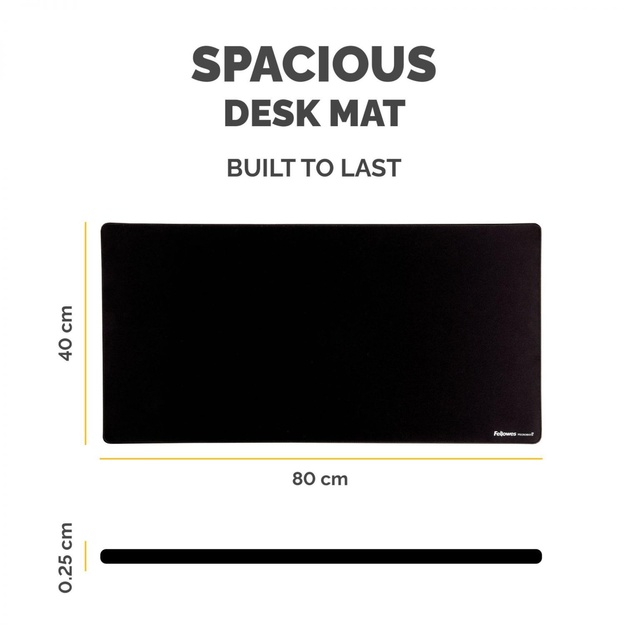 DESK MAT BREYTA/BLACK 100139320 FELLOWES