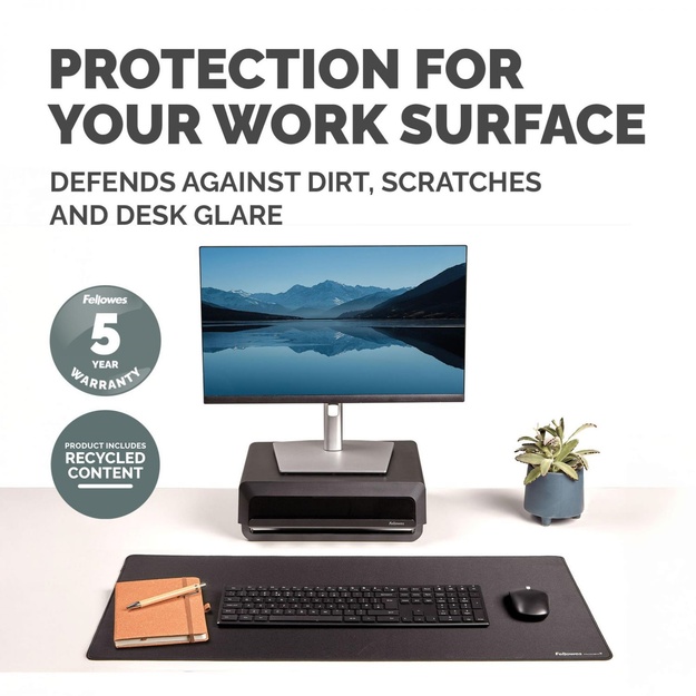 DESK MAT BREYTA/BLACK 100139320 FELLOWES