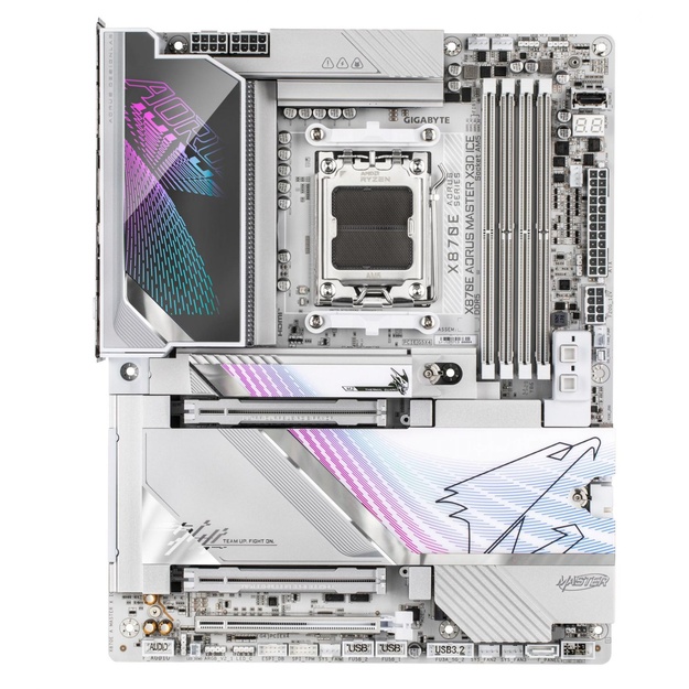 GIGABYTE X870E A MASTER X ICE AM5 4xDDR5 2xSATA 5xM.2