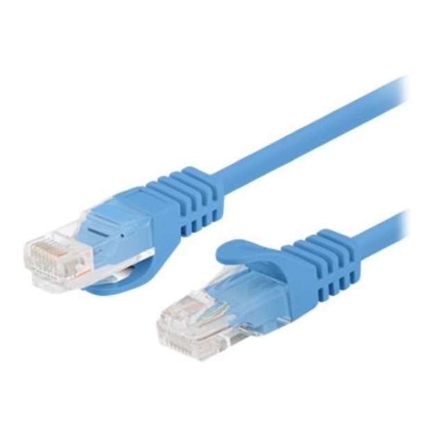 LANBERG Patchcord Cat.6 UTP 1.5m blue 10-pack