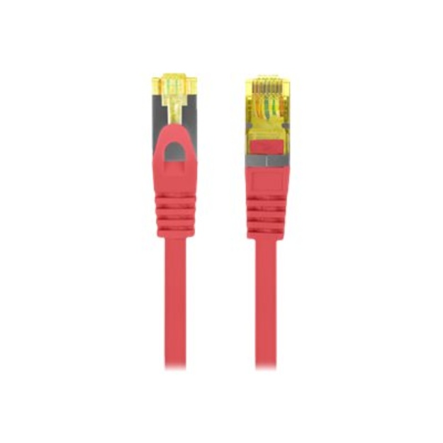 LANBERG Patchcord Cat.6A S/FTP LSZH CU 2m red
