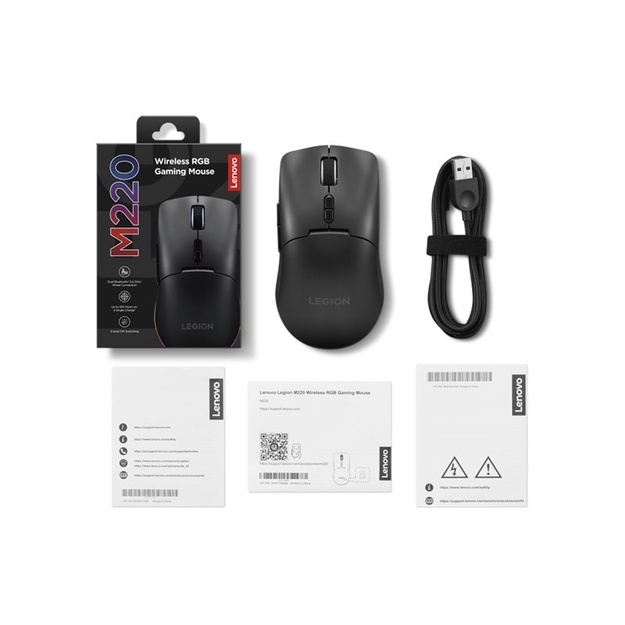LENOVO Legion M220 Wireless RGB Gaming Mouse Eclipse Black