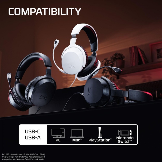 HEADSET HYPERX CLOUDX STINGER3/BLACK BS1T5AA HYPERX