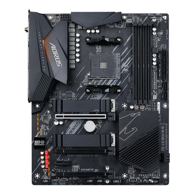Mainboard|GIGABYTE|AMD B550|Socket AM4|ATX|RAM DDR4-SDRAM|4xSlots|Wi-Fi Yes|Bluetooth Yes|1xPCI Express x1 slots|3xPCI Express x16 slots|2xNumber of M.2 (M) slots|B550AORUSELITEAXV21.5