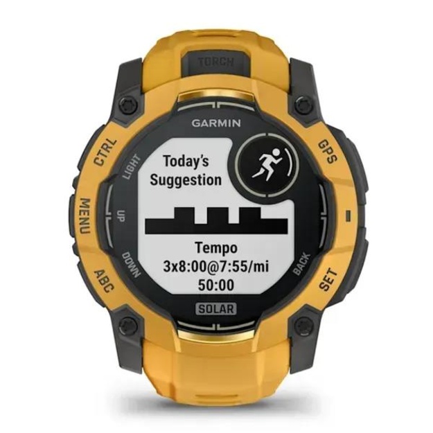 SMARTWATCH INSTINCT 3 SOLAR/SUNBURST 010-02935-02 GARMIN