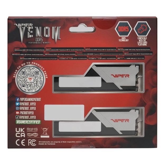 MEMORY DIMM 16GB DDR5-6000/KIT2 VV516G60C30AK PATRIOT