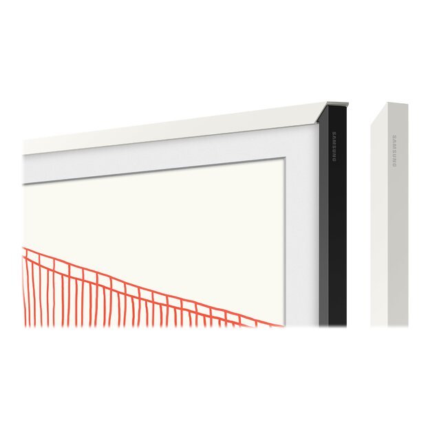 SAMSUNG Frame 55 White Modern 2021 90 degree square
