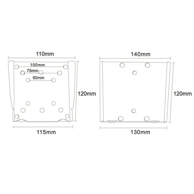 Televizoriaus laikiklis sieninis SILVER/10-30  FPMA-W25 NEOMOUNTS