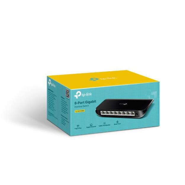 Komutatorius 8PORT 10/100/1000M TL-SG1008D TP-LINK