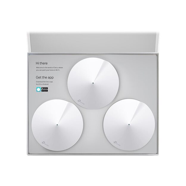 Namų bevielio Mesh tinklo sistema TP-LINK 1300Mbps DECOM5(3-PACK)